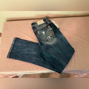 NWT Miss Me curvy straight stretch jeans